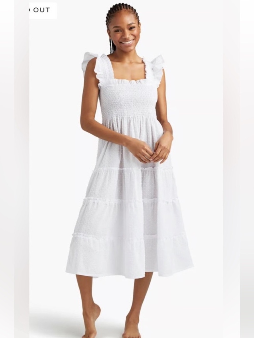 EUC Hill House Swiss Dot Nap Dress Size Small